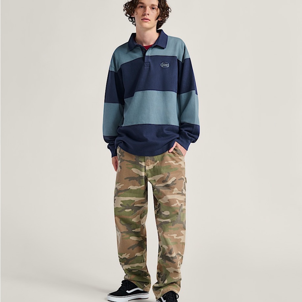 Vans men’s bowman rugby shirt